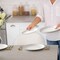 10 Count Scalloped Snow White Paper Plates for Elegant Party and Event Dining 10.5 Inch